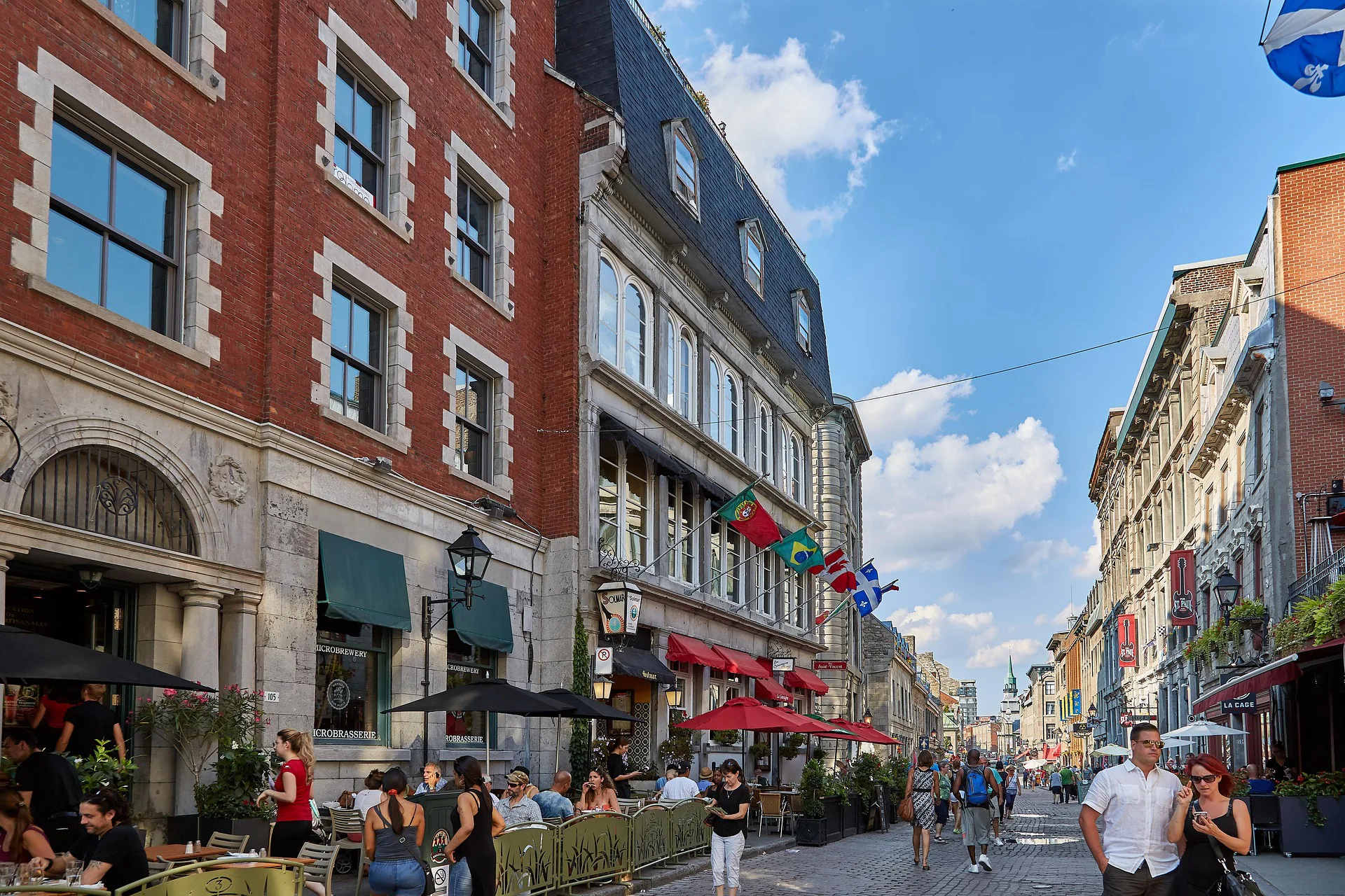 Rue résidentielle de Montréal